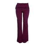 Calca-Diane-Von-Furstenberg-Seda-Estampada-Roxa