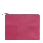 Clutch-Tory-Burch-Couro-Rosa