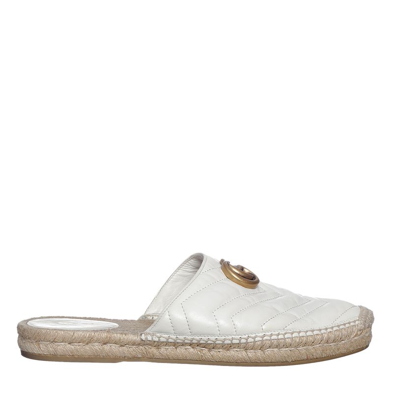 Mule-Gucci-Rafia-e-Couro-Branco-