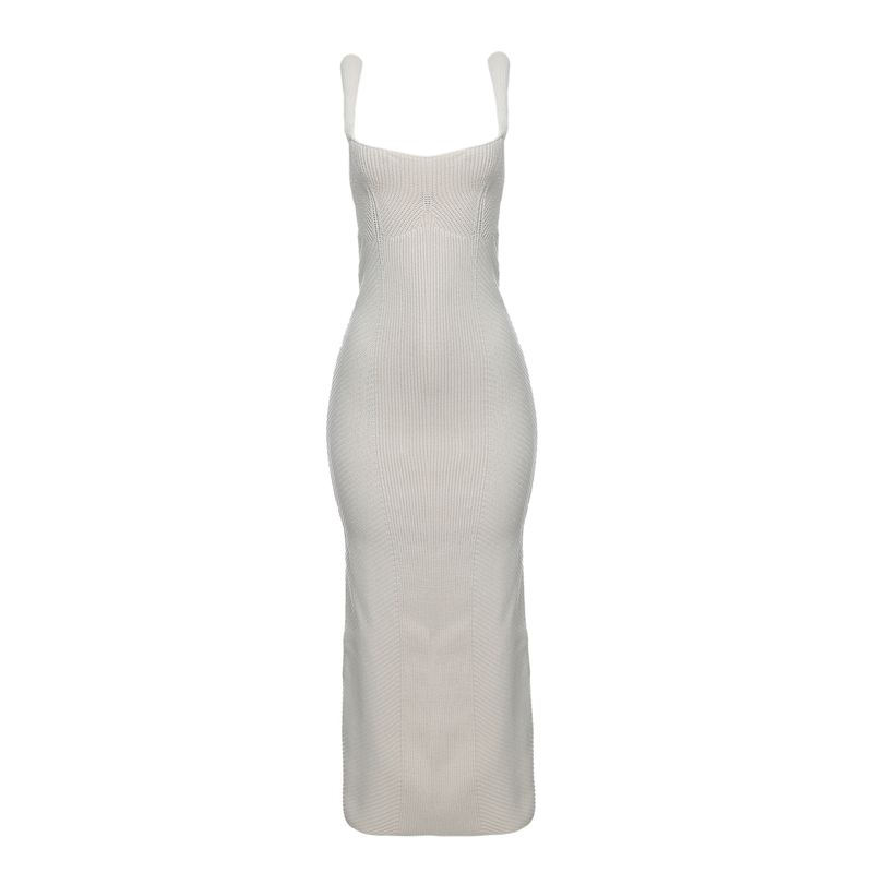 Vestido-Aluf--Anselmi-Trico-Bege