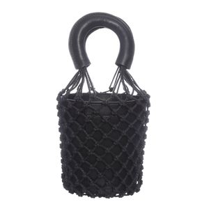 Bolsa Staud Bucket Preta