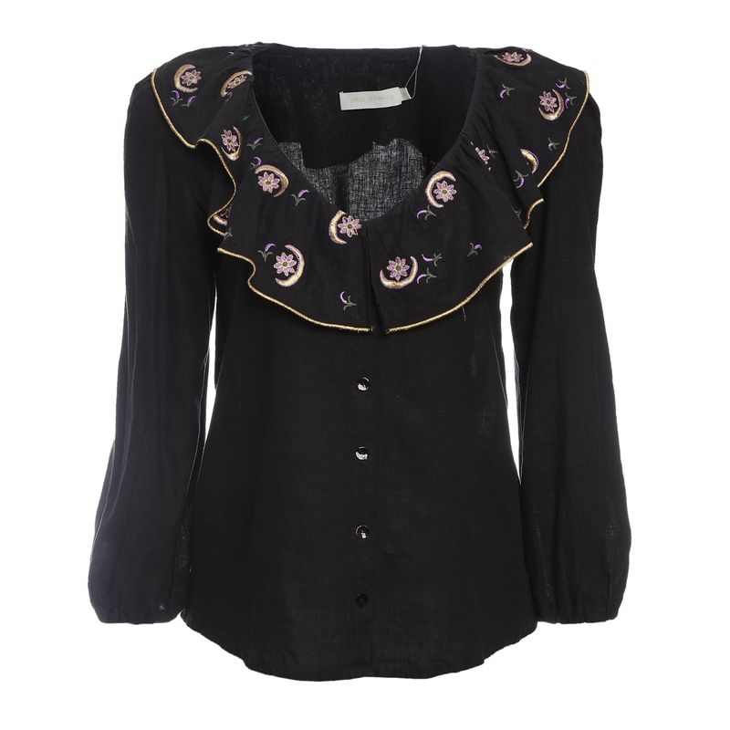 Blusa-Cris-Barros-Bordada-Preta