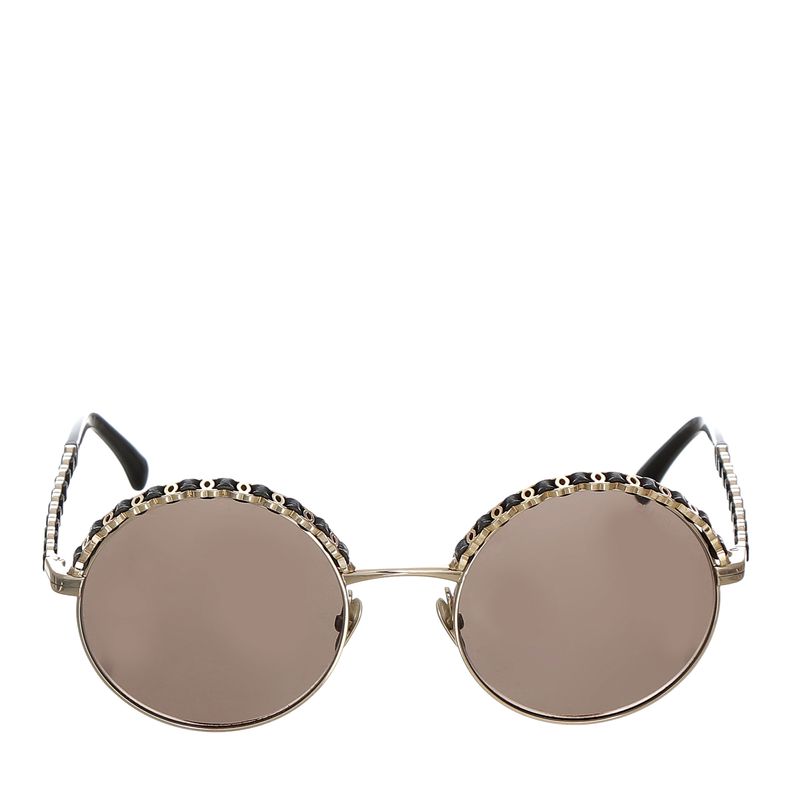 Oculos-Chanel-Metal-Preto