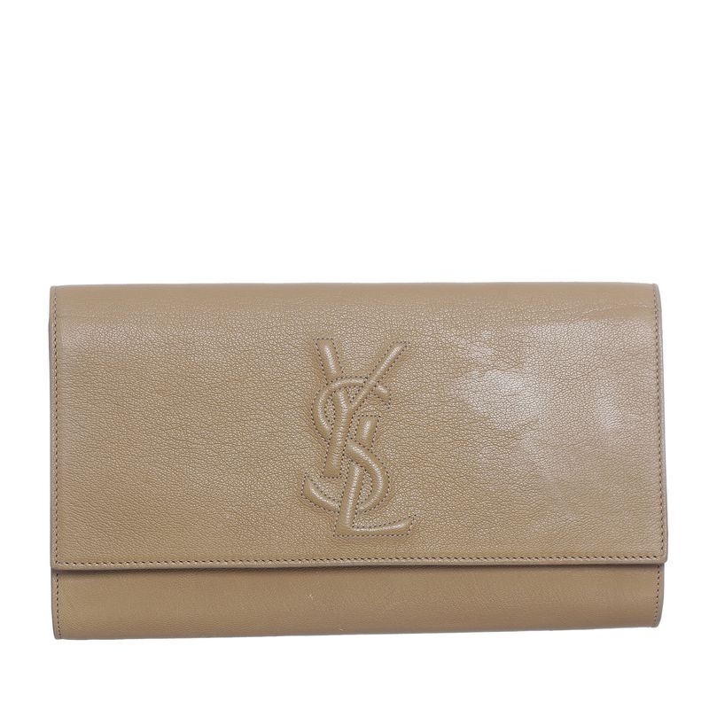 Clutch-Saint-Laurent-Belle-de-Jour-Caramelo-