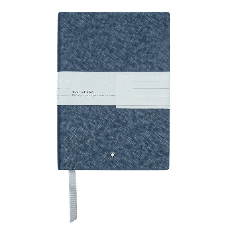 Caderno-Montblanc-Couro-Azul-