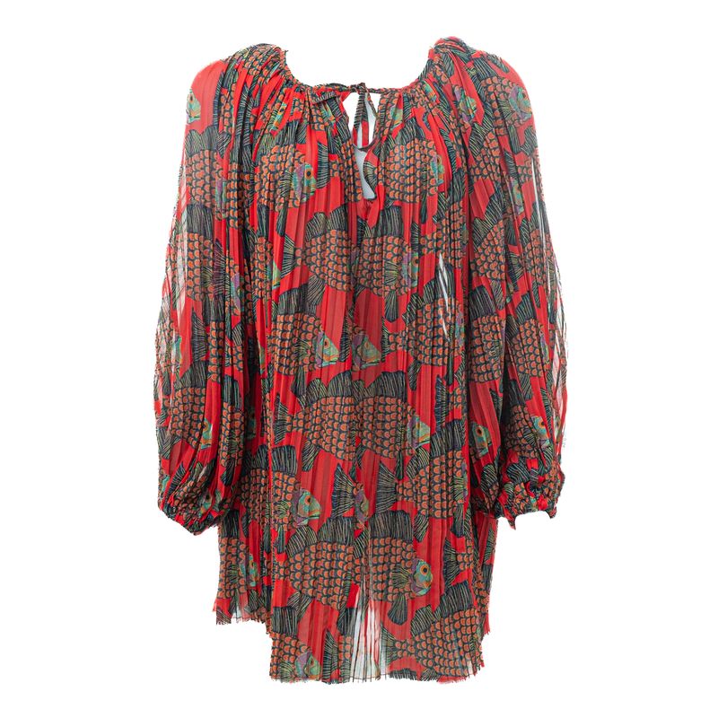 Vestido-Lenny-Niemeyer-Plissado-Estampado-