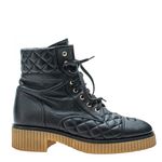 Bota-Chanel-Coturno-Matelasse-Preto-