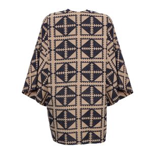 Kimono A.Niemeyer Estampada Bege