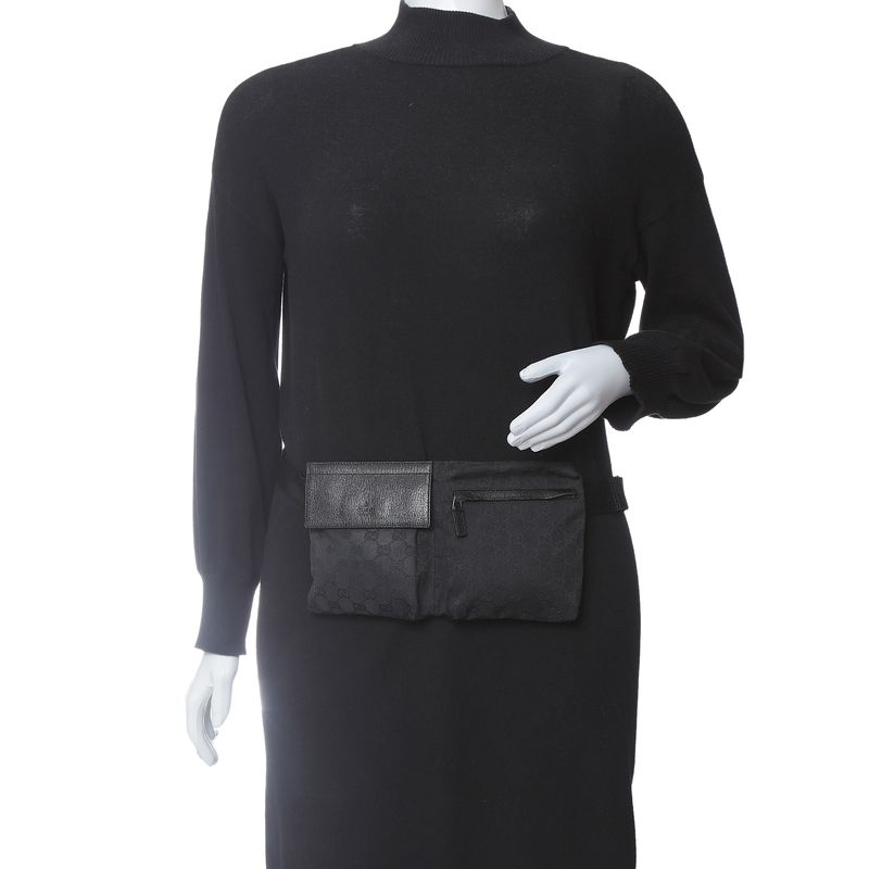 Pochette-Gucci-Guccissima-Preta-