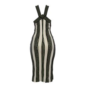 Vestido Coven Tricô com Argolas Preto