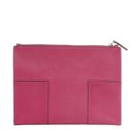 Clutch-Tory-Burch-Couro-Rosa