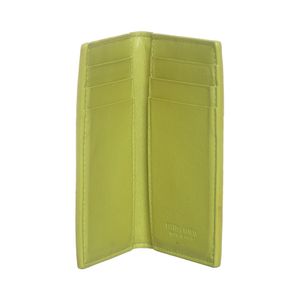 Porta-Cartão Bottega Veneta Cassette Couro Verde