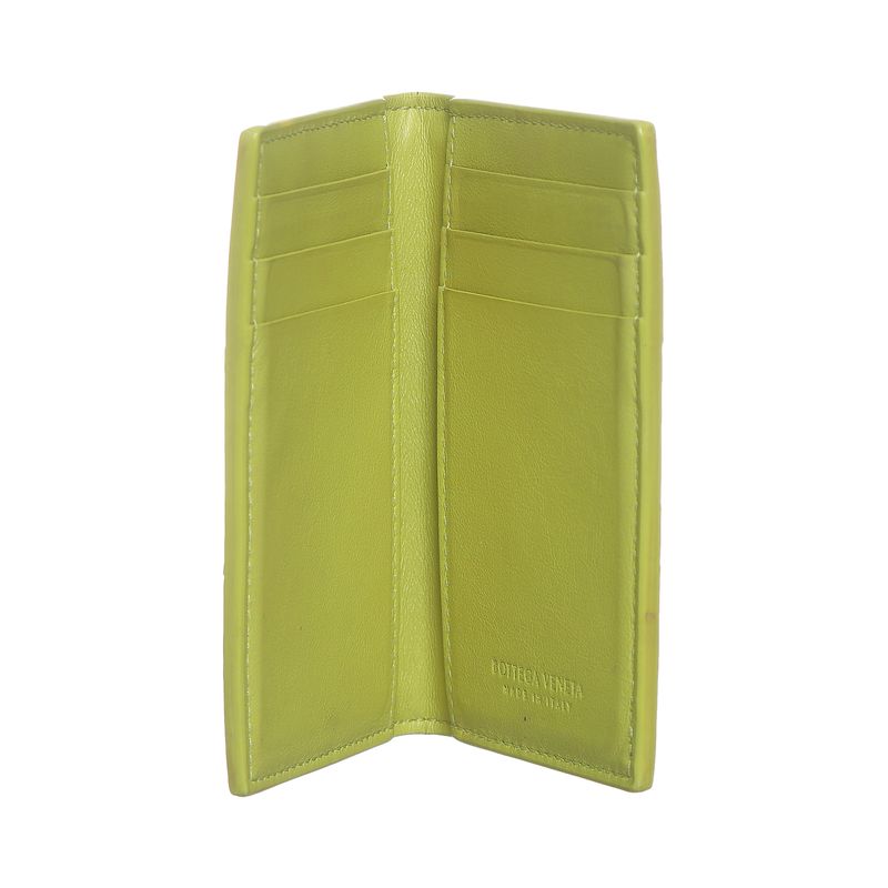 Porta-Cartao-Bottega-Veneta-Cassette-Couro-Verde