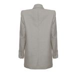 Blazer-Mixed-Xadrez-Bege