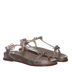 Sandalia Alexandre Birman Laço Metalizada