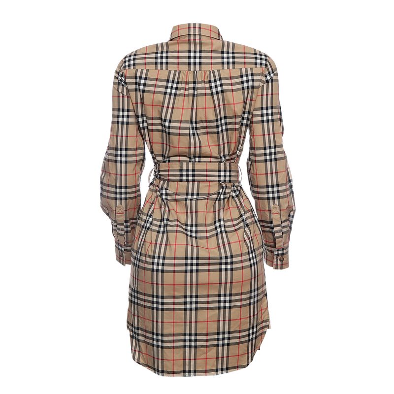 Vestido-Burberry-Housecheck-com-Faixa