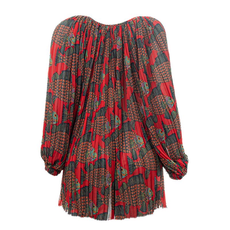 Vestido-Lenny-Niemeyer-Plissado-Estampado-