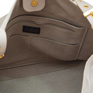 Bolsa Furla Couro Bege