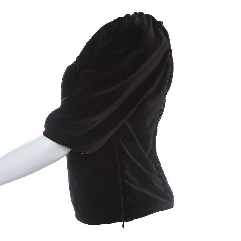 Blusa-Cris-Barros-Veludo-Preto