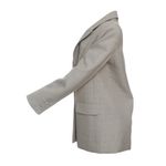 Blazer-Mixed-Xadrez-Bege