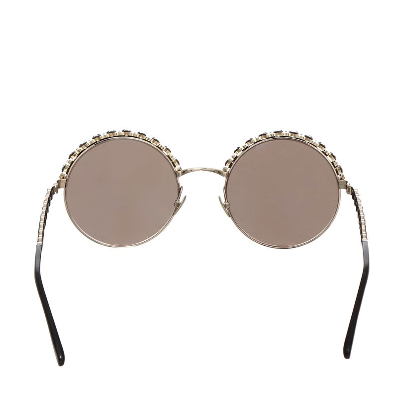 Oculos-Chanel-Metal-Preto