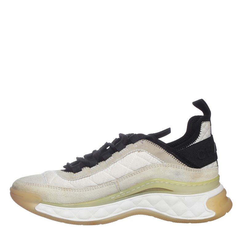 Tenis-Chanel-Matelasse-e-Camurca-Preto