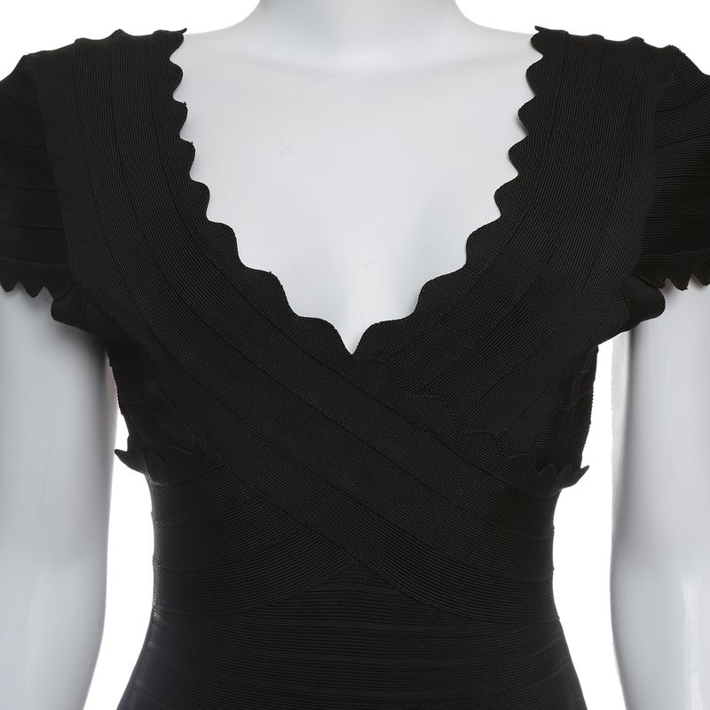 Vestido-Herve-Leger-Bandagem-Preto
