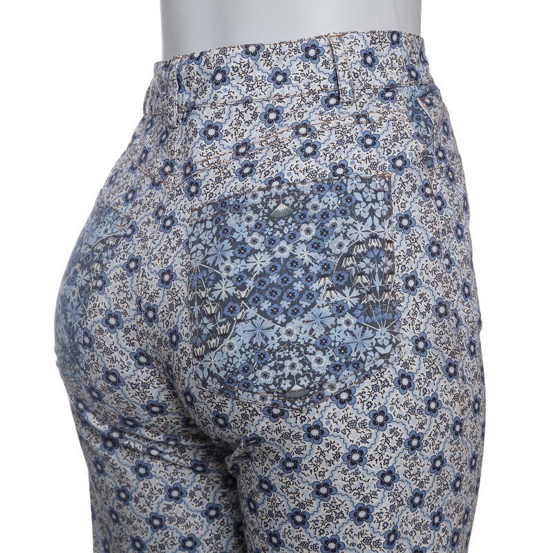 Calca-Allmost-Vintage-Estampada-Floral-Azul