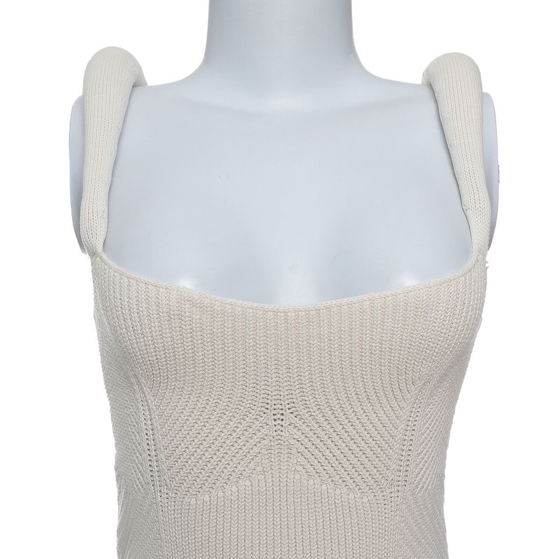 Vestido-Aluf--Anselmi-Trico-Bege