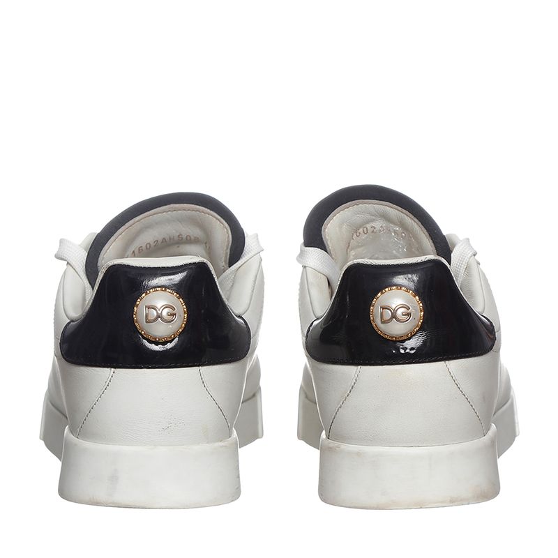 Tenis-Dolce---Gabbana-Couro-Branco