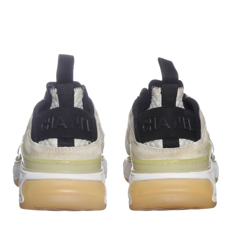 Tenis-Chanel-Matelasse-e-Camurca-Preto