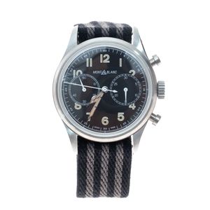 Relógio Montblanc 1858 Chrono Automático Preto