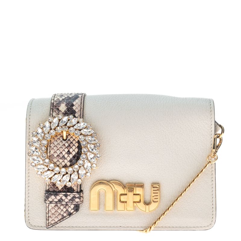 Bolsa-Miu-Miu-Couro-Creme