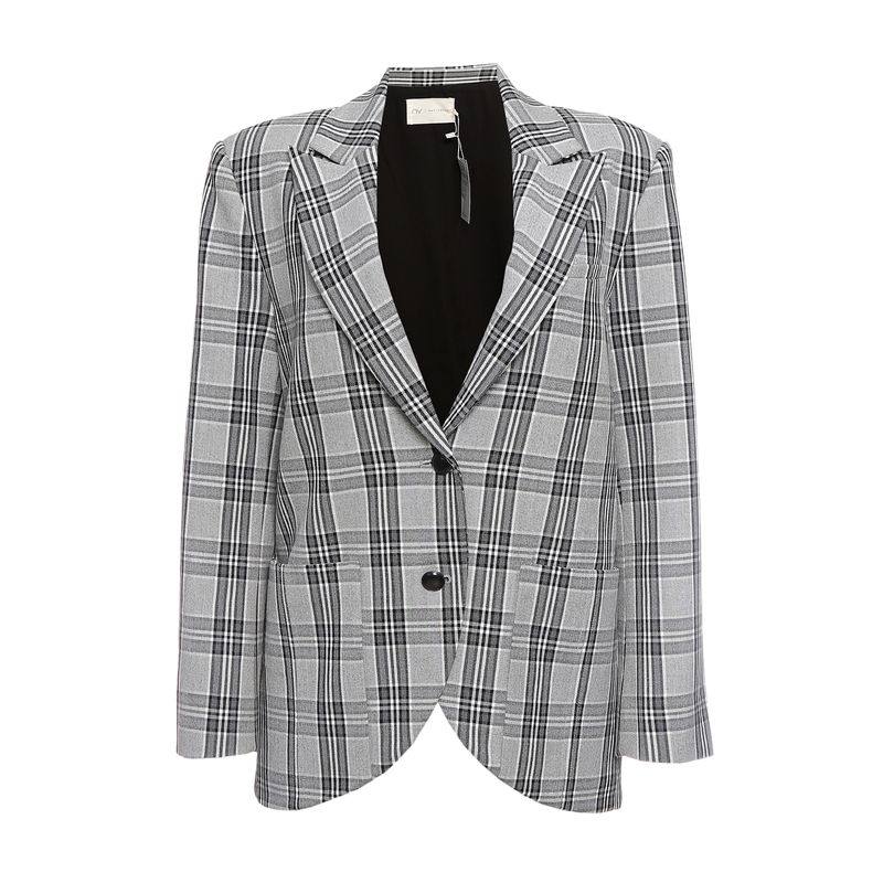 Blazer-NV-Xadrez-Cinza