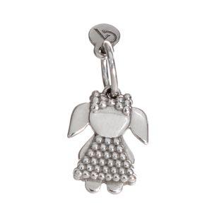 Pingente Carla Amorim Menina Ouro Branco
