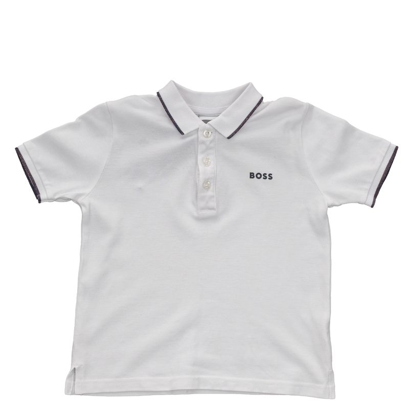 Blusa-Hugo-Boss-Infantil-Polo-Branca-