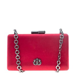 Clutch Isla Cetim Vermelho