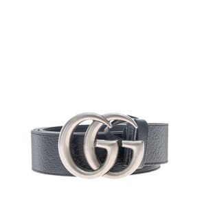 Cinto Gucci Double G Couro Preto