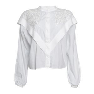 Blusa Allmost Vintaage Bordada Branca