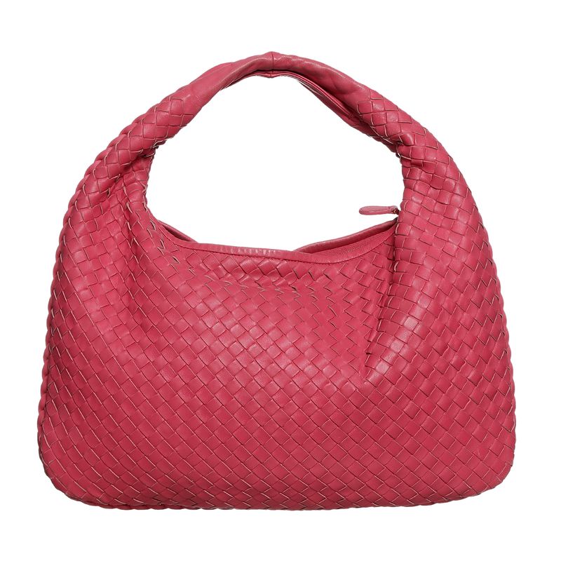 Bolsa-Bottega-Veneta-Hobo-Intrecciato-Rosa