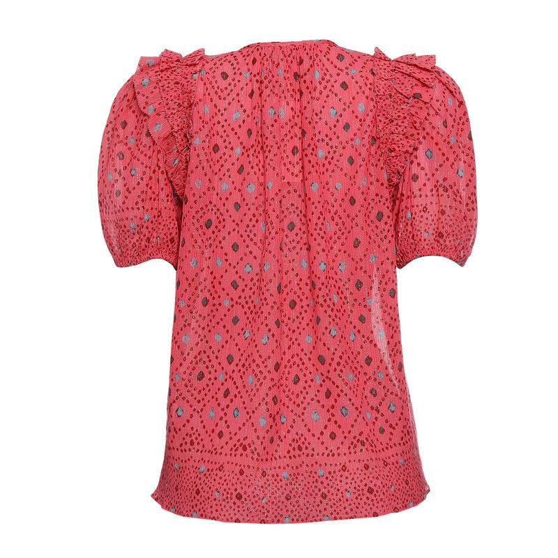 Blusa-Ulla-Johson-Estampada-Rosa