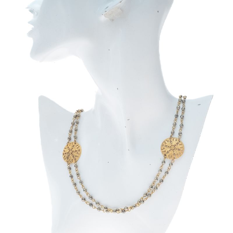 Colar-Vintage-Folhas-Dourado-e-Chumbo