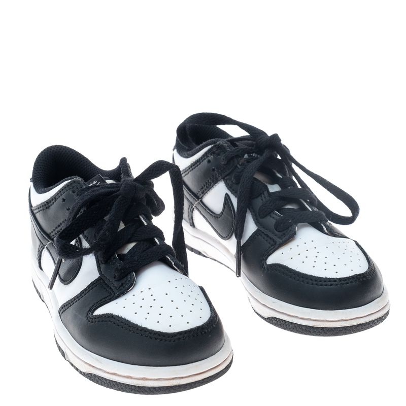 Tenis-Nike-Dunk-Infantil-Preto-e-Branco-
