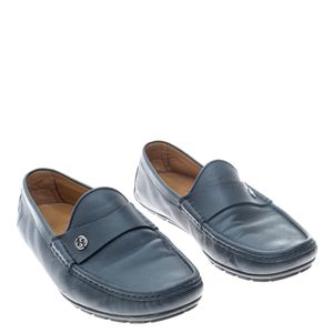 Mocassim Gucci Couro Marinho