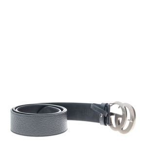Cinto Gucci Double G Couro Preto