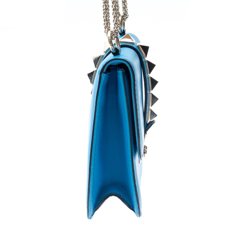 Bolsa-Valentino-Garavani-Glamlock-Azul-