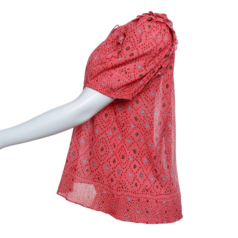 Blusa-Ulla-Johson-Estampada-Rosa