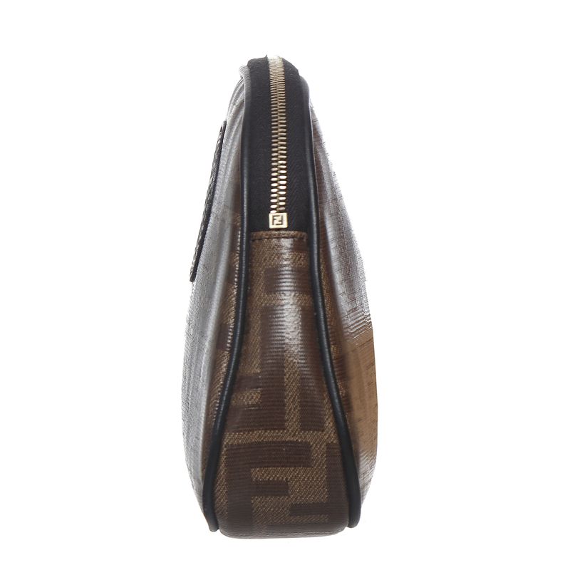 Necessarie-Fendi-Couro-Marrom
