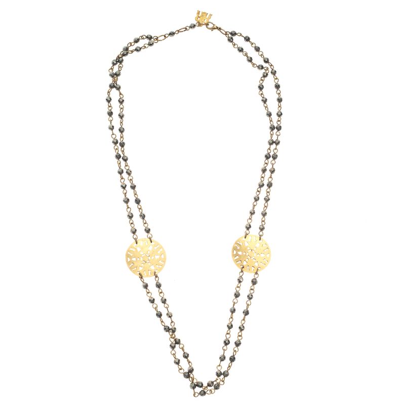 Colar-Vintage-Folhas-Dourado-e-Chumbo