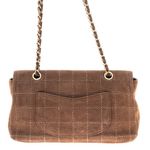 Bolsa-Chanel-Chocolat-Bar-Camurca-Marrom